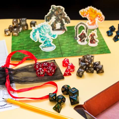 Dungeons and Dragons pieces