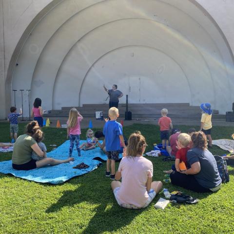 Storytime in the park