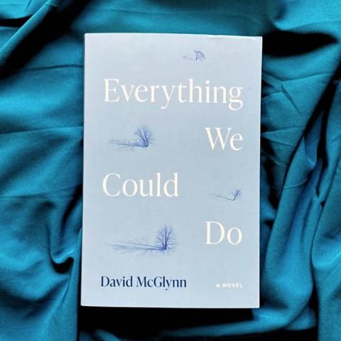 A photograph of the book being discussed during the event.