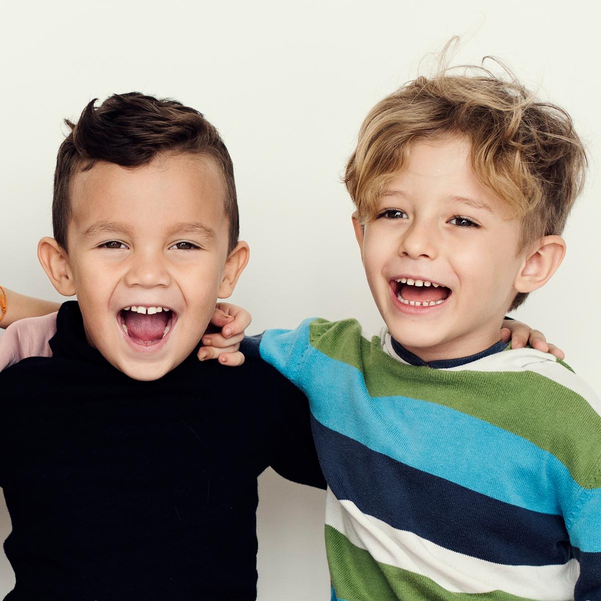 Two Happy Preschool Boys