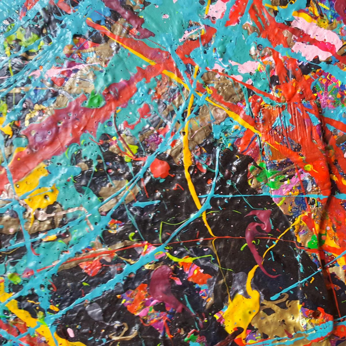 Splatter painting